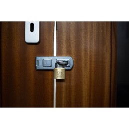 1 pcs - RS PRO Key Weatherproof Brass Padlock, 5mm Shackle, 30mm Body