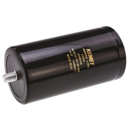 5 pcs - KEMET 0.1F Aluminium Electrolytic Capacitor 63V dc, Screw Terminal - ALS31A104NP063