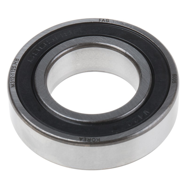 1 pcs - FAG 6005-C-2HRS Single Row Deep Groove Ball Bearing- Both Sides Sealed 25mm I.D, 47mm O.D