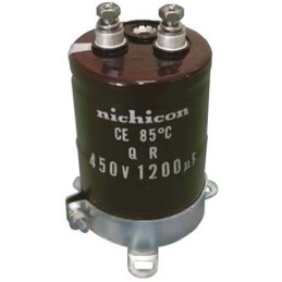 10 pcs - Nichicon 680μF Aluminium Electrolytic Capacitor 450V dc, Screw Terminal - LQR2W681MSEC