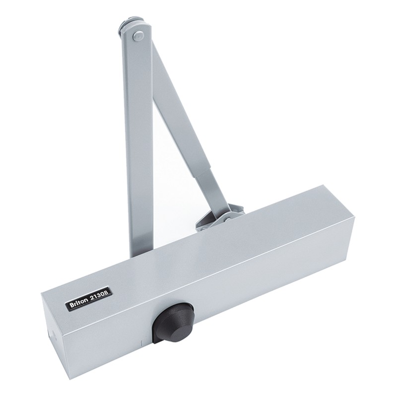 1 pcs - Briton Silver Fire Door Suitable Door Closer