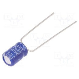 10 pcs x SAMWHA - SS1J106M05007PA18P - Capacitor: electrolytic, THT, 10uF, 63VDC, Ø5x7mm, Pitch: 5mm, ±20%