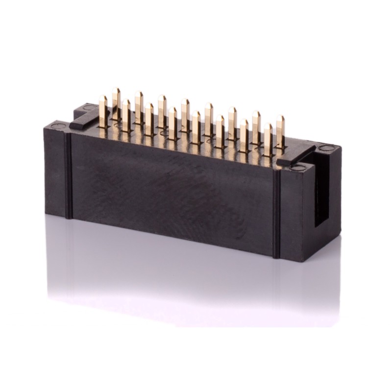 1 pcs - 3M 303 Series Straight Through Hole PCB Header, 16 Contact(s), 2.54mm Pitch, 2 Row(s), Shrouded