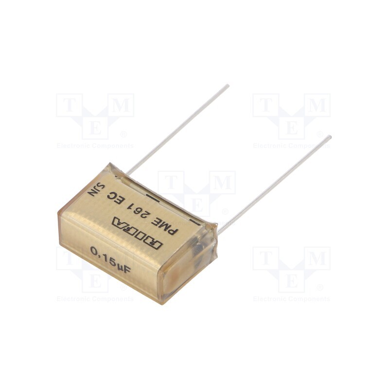 1 pcs x KEMET - PME261EC6150KR30 - Capacitor: paper, 150nF, 300VAC, 20.3mm, ±10%, THT, PME261, 630VDC
