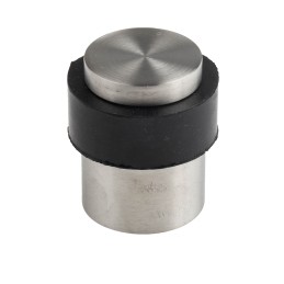 1 pcs - RS PRO Silver Stainless Steel Floor-Mounted Door Stop