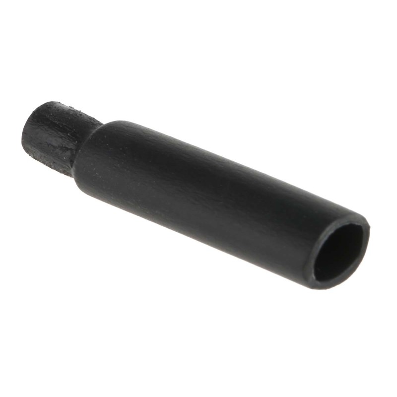 1 Bag of 50 - HellermannTyton Adhesive Lined End Cap, Black 3mm Sleeve Dia. x 20mm Length 3:1 Ratio, PEC Series