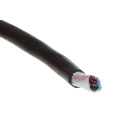 1 Reel of 30 M - Alpha Wire Xtra-Guard 2 Control Cable, 2 Cores, 0.81 mm², Unscreened, 30m, Black PE Sheath, 18 AWG