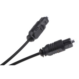 1 pcs - RS PRO Male TOSlink to Male TOSlink Optical Audio Cable, 1.5m