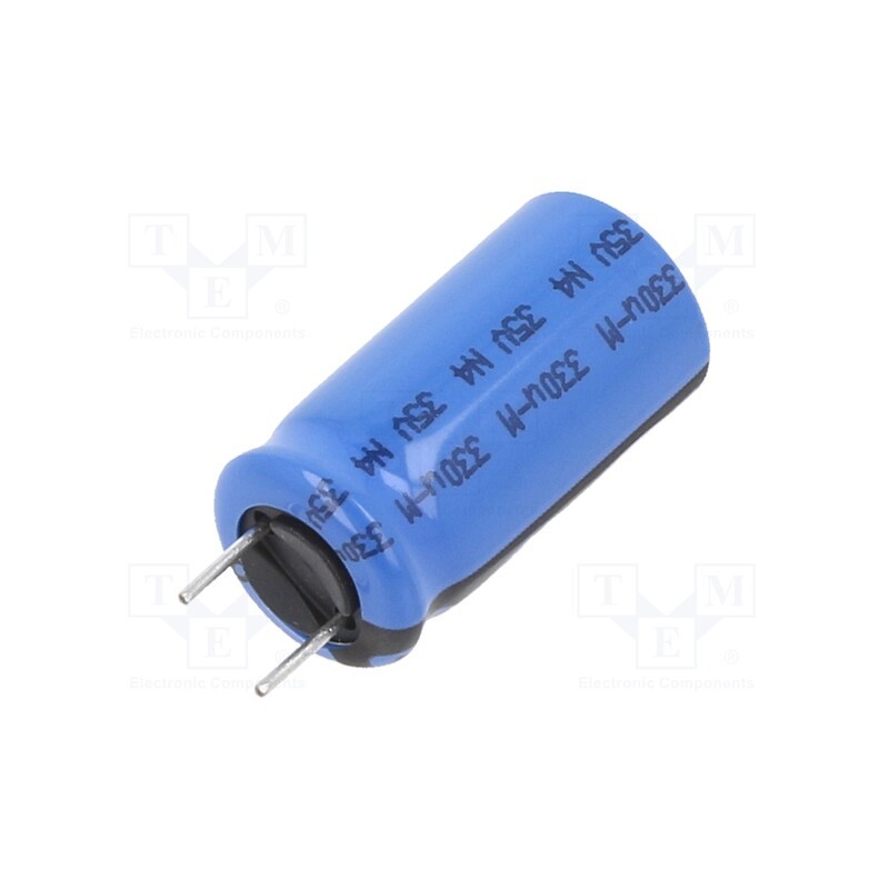 1 pcs x VISHAY - MAL213660331E3 - Capacitor: electrolytic, THT, 330uF, 35VDC, Ø10x20mm, Pitch: 5mm