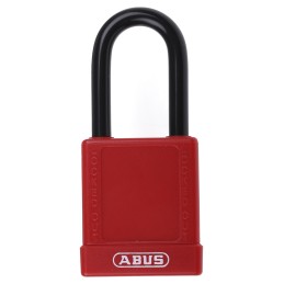 1 pcs - ABUS Key Weatherproof Aluminium, Steel Safety Padlock, 6.5mm Shackle, 38mm Body