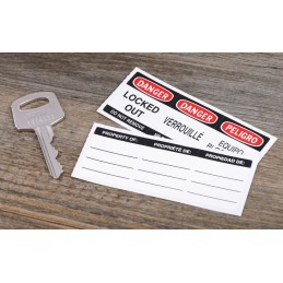 1 pcs - ABUS Key Weatherproof Aluminium, Steel Safety Padlock, 6.5mm Shackle, 38mm Body