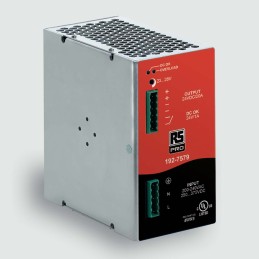 1 pcs - RS PRO Switch Mode DIN Rail Power Supply, AC 187–264V ac, dc Input, 23-28V dc dc Output, 20A Output, 480W