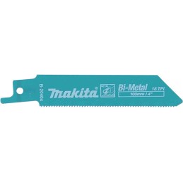 5 pcs - Makita, 18 Teeth Per Inch 100mm Cutting Length Reciprocating Saw Blade, Pack of 5