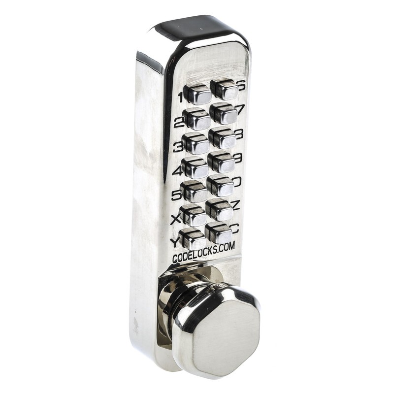 1 pcs - Stainless Steel Mechanical Polished Code Lock