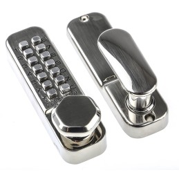 1 pcs - Stainless Steel Mechanical Polished Code Lock