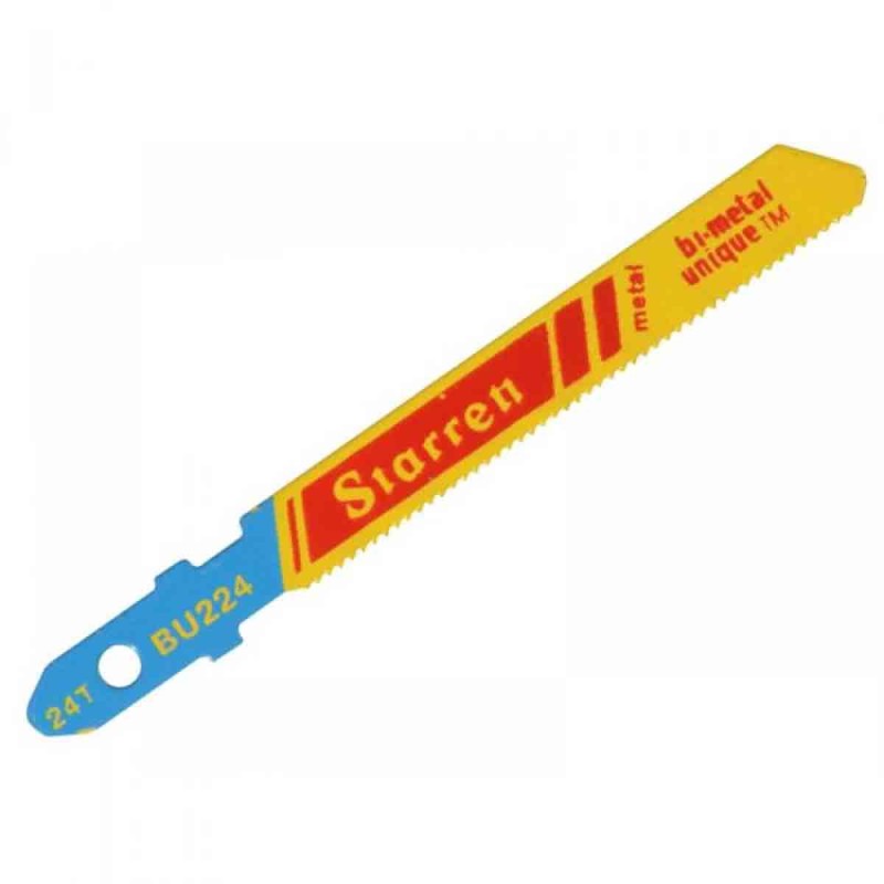 5 pcs - Starrett, 24 Teeth Per Inch 50mm Cutting Length Jigsaw Blade, Pack of 5