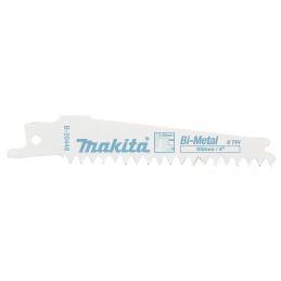 5 pcs - Makita, 6 Teeth Per Inch 100mm Cutting Length Reciprocating Saw Blade, Pack of 5