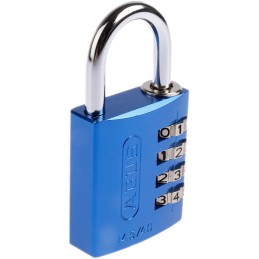 1 pcs - ABUS 145/40 Combination Weatherproof Aluminium, Steel Safety Padlock, 6mm Shackle, 40mm Body