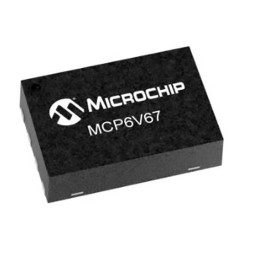 10 pcs - MCP6V67-E/MS Microchip, Operational Amplifier, Op Amp, RRO, 1MHz 1 MHz, 1.8 V, 8-Pin MSOP