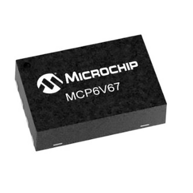 10 pcs - MCP6V67-E/MS Microchip, Operational Amplifier, Op Amp, RRO, 1MHz 1 MHz, 1.8 V, 8-Pin MSOP