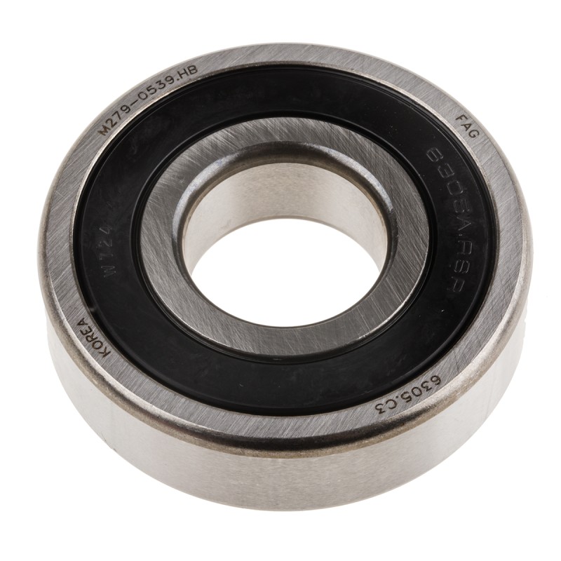 1 pcs - FAG 6305-C-2HRS-C3 Single Row Deep Groove Ball Bearing- Both Sides Sealed 25mm I.D, 62mm O.D