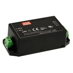 1 pcs - MEAN WELL Switching Power Supply, IRM-45-12ST, 12V dc, 3.8A, 45.6W, 1 Output, 85 - 264V ac Input Voltage