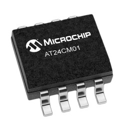 10 pcs - Microchip AT24CM01-SSHD-B, 1Mbit EEPROM Memory Chip, 550ns 8-Pin SOIC-8 Serial-2 Wire, Serial-I2C