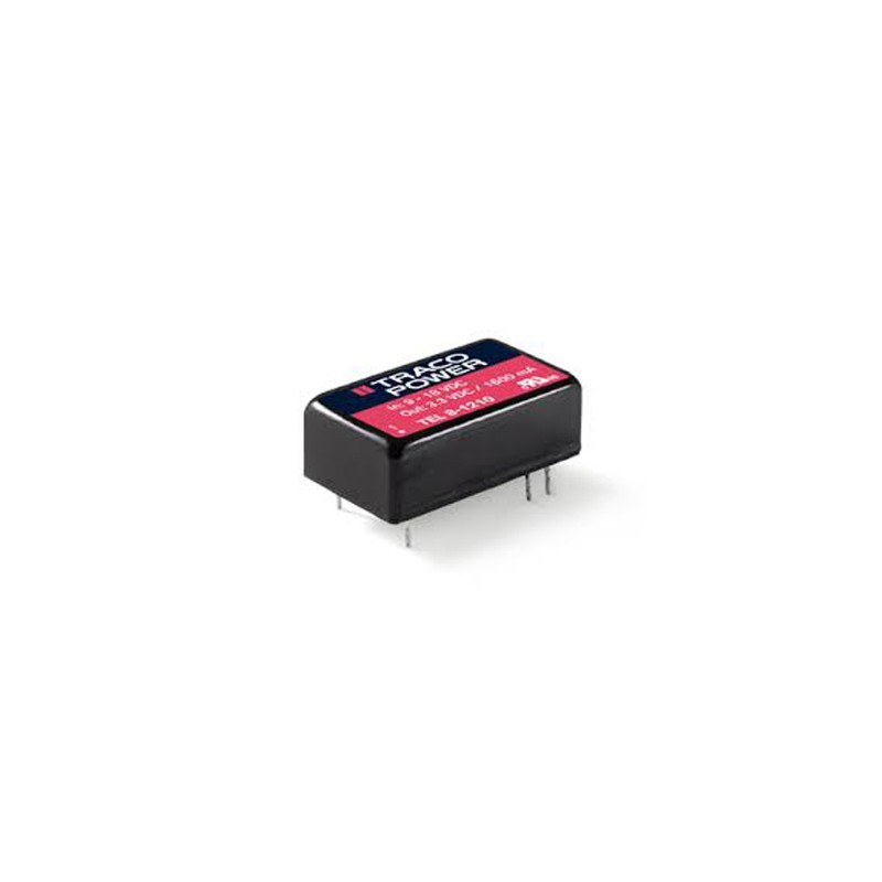 1 pcs - TRACOPOWER TEL 8 DC-DC Converter, 15V dc/ 535mA Output, 9 - 18 V dc Input, 8W, Through Hole, +80°C Max Temp