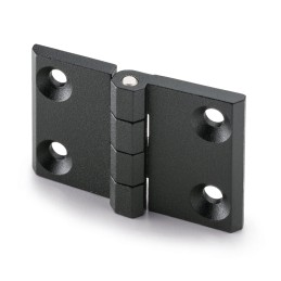 1 pcs - Elesa Zinc Alloy Butt Hinge with a Fixed Pin, Screw Fixing, 50mm x 76mm x 11.5mm