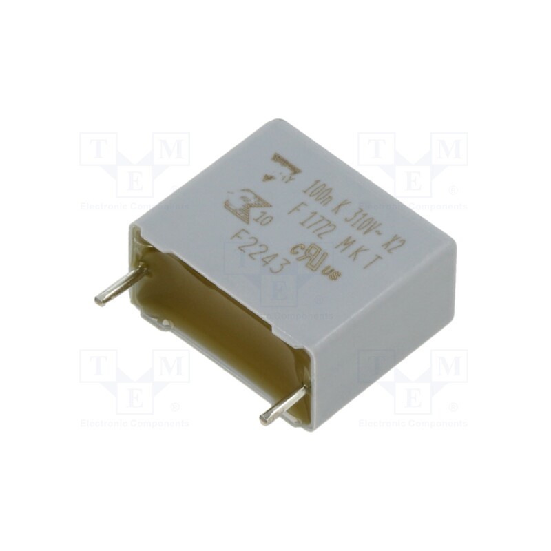 1 pcs x VISHAY - F17724102004 - Capacitor: polyester, 100nF, 310VAC, 630VDC, 15mm, ±10%, -40÷110°C