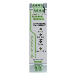 1 pcs - Phoenix Contact QUINT-PS/24DC/24DC/8 DC-DC Converter, 12V dc/ 8A Output, 18 - 32 V dc Input, 96W, DIN Rail