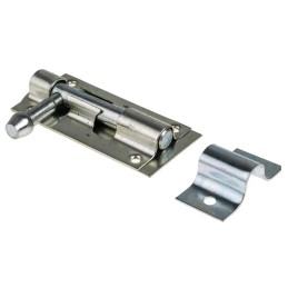 1 pcs - RS PRO Steel Zinc Door Bolt, 85 x 38mm