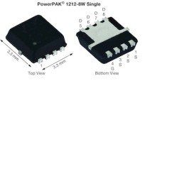 25 pcs - P-Channel MOSFET, 11.5 A, 60 V, 8-Pin PowerPAK 1212-8W Vishay SQ7415CENW-T1_GE3