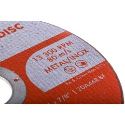 5 pcs - RS PRO Aluminium Oxide Cutting Disc, 115mm x 1mm Thick, P80 Grit, 5 in pack