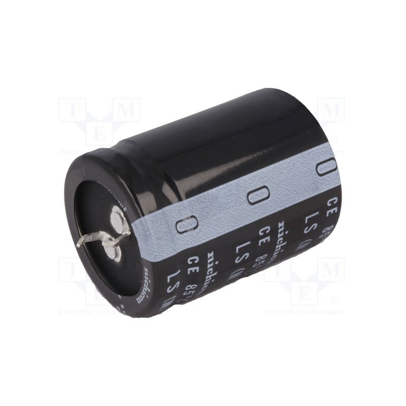 1 pcs x NICHICON - LLS1J332MELZ - Capacitor: electrolytic, SNAP-IN, 3300uF, 63VDC, Ø22x35mm, ±20%