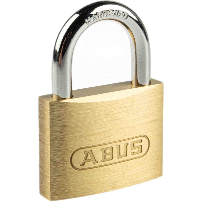 1 pcs - ABUS Key Weatherproof Brass Padlock, 7mm Shackle, 48mm Body