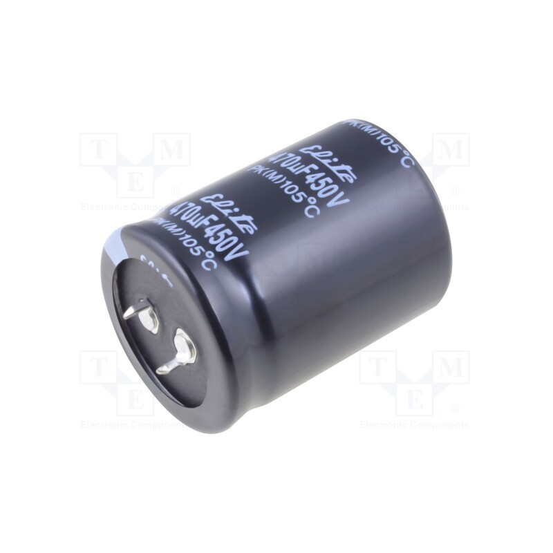 1 pcs x Elite - PK2W471MND3545 - Capacitor: electrolytic, SNAP-IN, 470uF, 450VDC, Ø35x45mm, ±20%