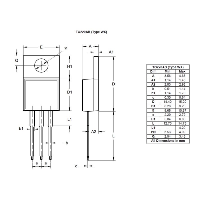 10 pcs - Diodes Inc 600V Rectifier & Schottky Diode, TO220AB STPR2060