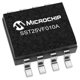 10 pcs - Microchip 1Mbit SPI Flash Memory 8-Pin SOIC, SST25VF010A-33-4I-SAE-T