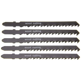 5 pcs - RS PRO, 6 Teeth Per Inch 75mm Cutting Length Jigsaw Blade, Pack of 5