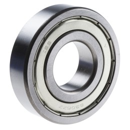 1 pcs - RS PRO 6306-2Z Single Row Deep Groove Ball Bearing- Both Sides Shielded 30mm I.D, 72mm O.D