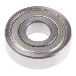 1 pcs - RS PRO 6303-2Z Single Row Deep Groove Ball Bearing- Both Sides Shielded 17mm I.D, 47mm O.D