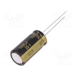 1 pcs x PANASONIC - EEUFM1V102 - Capacitor: electrolytic, low ESR, THT, 1000uF, 35VDC, Ø12x25mm