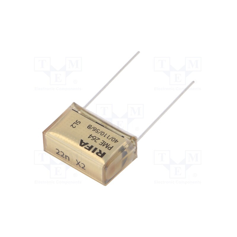 1 pcs x KEMET - PME264NC5220MR30 - Capacitor: paper, X2, 22nF, 660VAC, 20.3mm, ±20%, THT, PME264