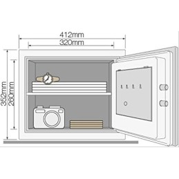 1 pcs - YALE 19L Safe Fire Safe