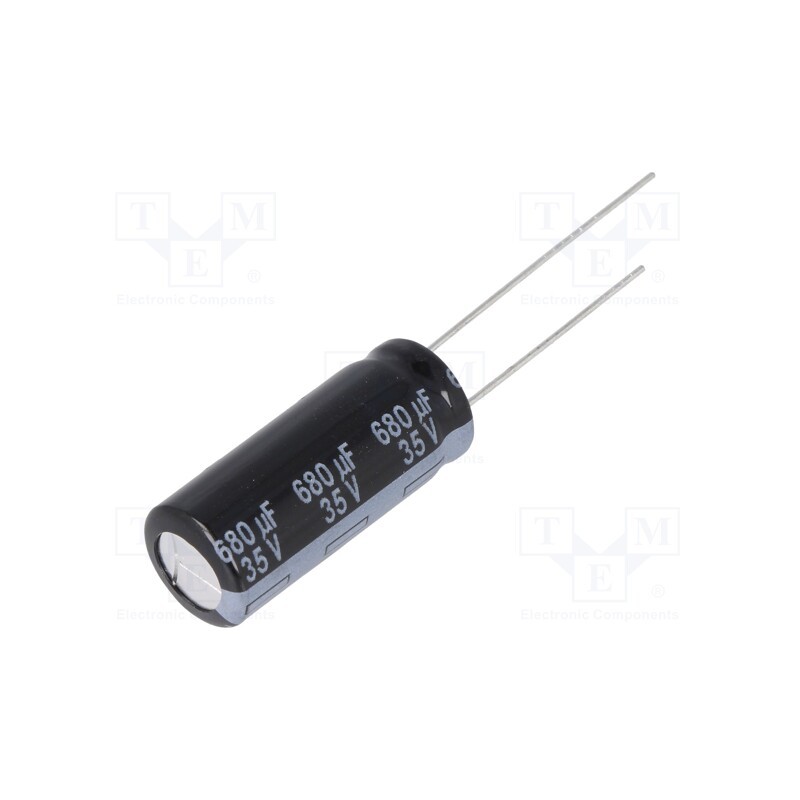 1 pcs x PANASONIC - EEUFR1V681L - Capacitor: electrolytic, low ESR, THT, 680uF, 35VDC, Ø10x25mm, ±20%