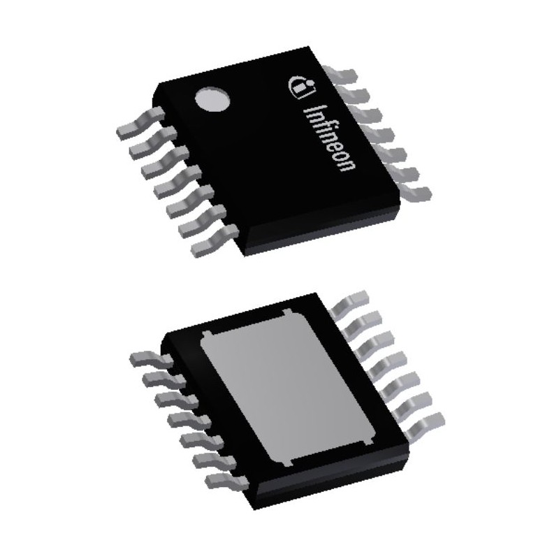 10 pcs - Infineon BTS71202EPAXUMA1, DualHigh Side, High Side Power Switch IC 14-Pin, TSDSO