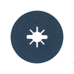 50 pcs - Bosch X-Lock Zirconia Sanding Disc, 115mm, Coarse Grade, P60 Grit, R574, 50 in pack