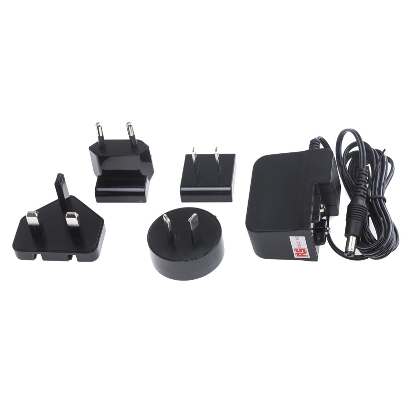 1 pcs - RS PRO 12W Plug-In AC/DC Adapter 24V dc Output, 500mA Output