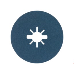 50 pcs - Bosch X-Lock Zirconia Sanding Disc, 115mm, Coarse Grade, P120 Grit, R574, 50 in pack